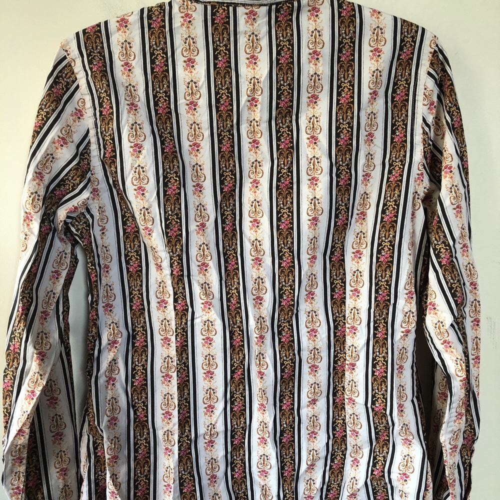 Lucky Brand Printer Button Down Top - image 8